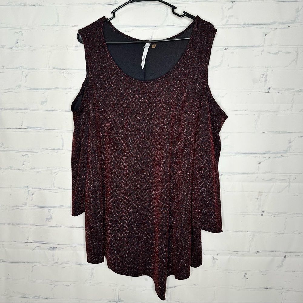 NY Collection size 3XL red top